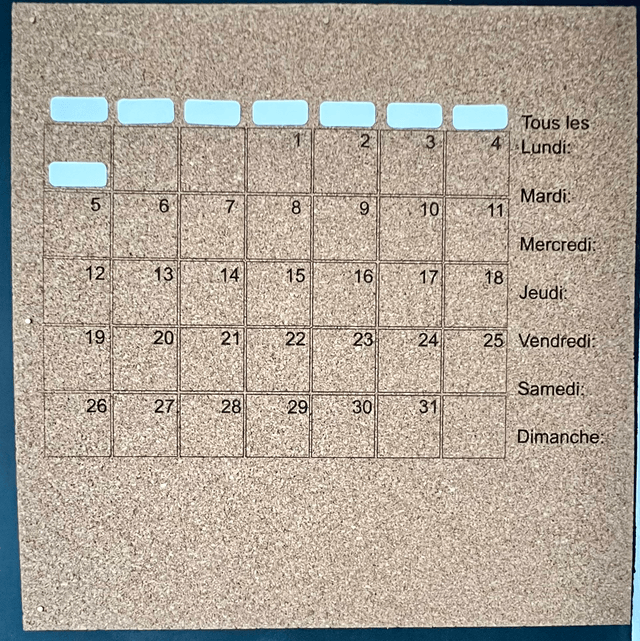 Calendrier Infini
